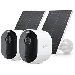 Arlo Pro 5 Security Camera Kit with Solar Panel (2 Pack)