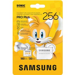 Samsung PRO Plus Sonic the Hedgehog™ 256GB MicroSD Card