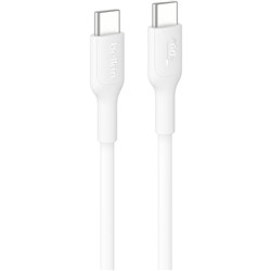 Belkin BoostCharge USB-C 60W 2.0 PCR Cable 1m (White)