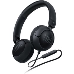 JBL JR 320 Kids Wired On-Ear Headphones (Black)