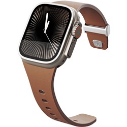 Journey URBAN Leather Apple Watch Band 42-49mm (Brown) [Large]