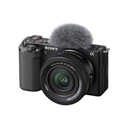 Sony ZV-E10 Mirrorless Vlog Camera with 16-50mm OSS II Lens Kit (Black)