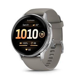 Garmin Venu 4 Smartwatch 45mm (Silver/Silver Grey Band)