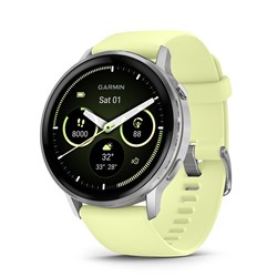 Garmin Venu 4 Smartwatch 45mm (Silver/Citron Band)
