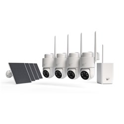 Swann MaxTrak 4K AI Auto Tracking Long Range Security Camera System  (4 Pack)