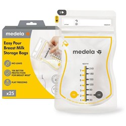 Medela Easy Pour Breast Milk Storage Bags (25 Pack)