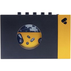 We Are Rewind Portable Bluetooth Cassette Player (Amy Black & Yellow)