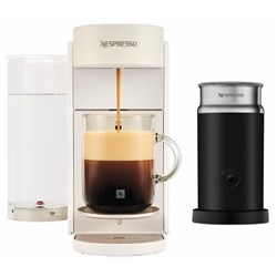 De'Longhi Nespresso Vertuo Up Capsule Coffee Machine Bundle (White)