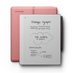 reMarkable Paper Pure with Marker Plus and Sleeve Folio Polymerweave (Desert Pink)