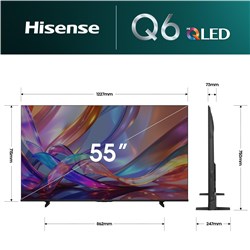 Hisense 55' Q6SAU 4K Hi-QLED Smart TV [2026]