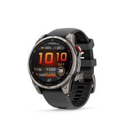 Garmin Fenix 8 Pro 47mm AMOLED Sapphire Edition Titanium with Graphite + Black Band