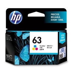 HP 63 Original Ink Cartridge (Tri-colour)