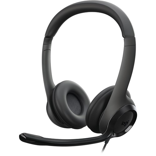 Logitech H390 USB Computer Headset (Black)