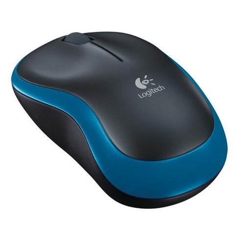 Logitech M185 Wireless Mouse (Blue)