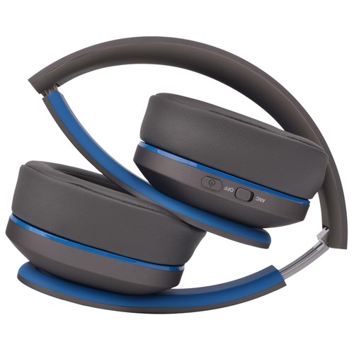 Moki Navigator Noise Cancelling Wireless Over-Ear Headphones (Blue) [Volume Limited]