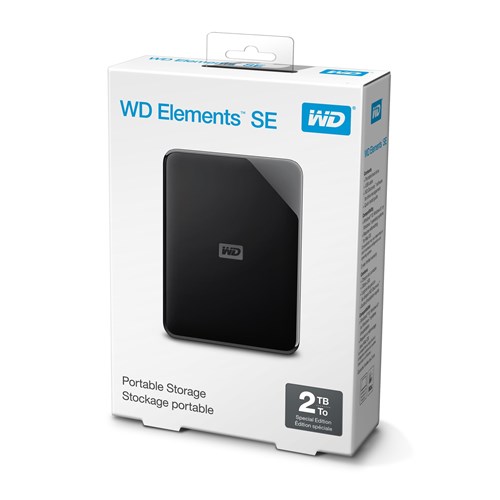 WD Elements SE 2TB Portable Hard Drive