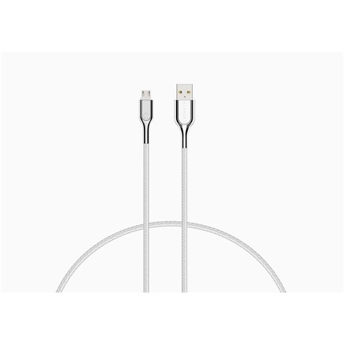 Cygnett Armoured Micro to USB-A Cable 1m (White)
