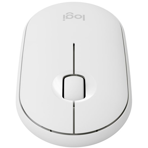 Logitech M350 Pebble Wireless Mouse (white)