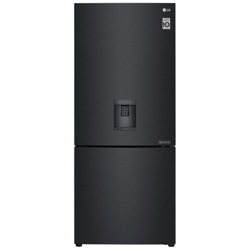 LG GB-W455MBL 420L Bottom Mount Fridge (Matte Black)