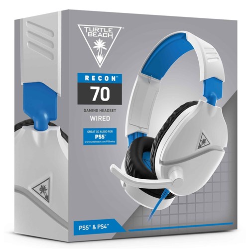 Turtle Beach Recon 70 Gaming Headset for Playstation (White)