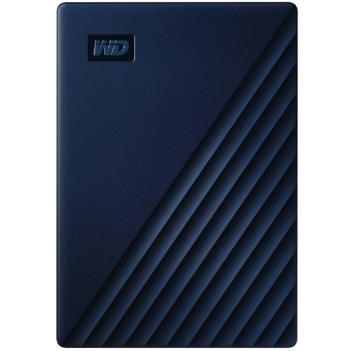 WD My Passport 2TB Portable Hard Drive USB-C 3.0 for Mac [2019](Midnight Blue)