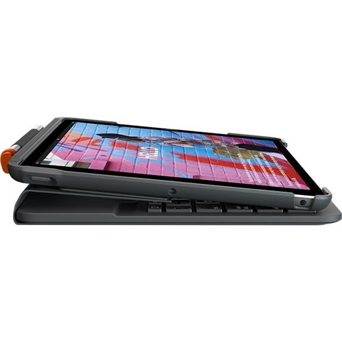 Logitech Slim Folio Keyboard Case for iPad 10.2' [7th/8th/9th Gen] (Graphite)