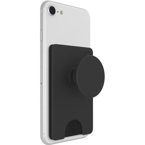 Popsockets Popwallet+ Swappable PopGrip (Black)