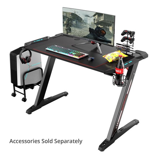 Eureka Ergonomic Z1-S Gaming Desk with LED Lights