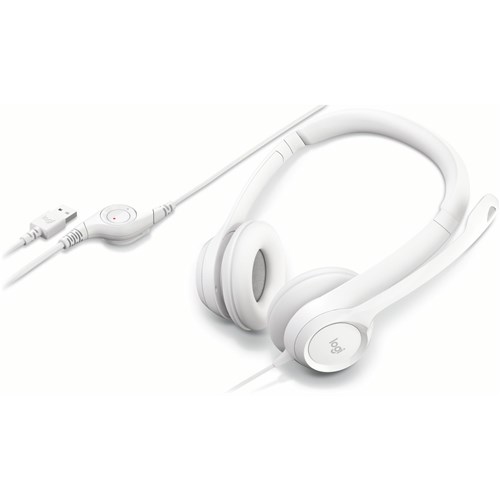 Logitech H390 USB Computer Headset (Off White)