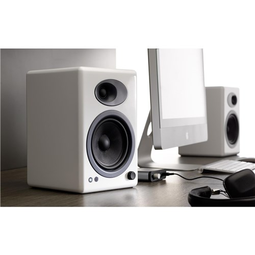 Audioengine A5+ Powered Speakers (White)