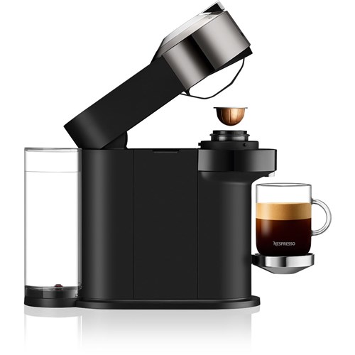 Nespresso Vertuo Next Deluxe Coffee Machine (Dark Chrome)