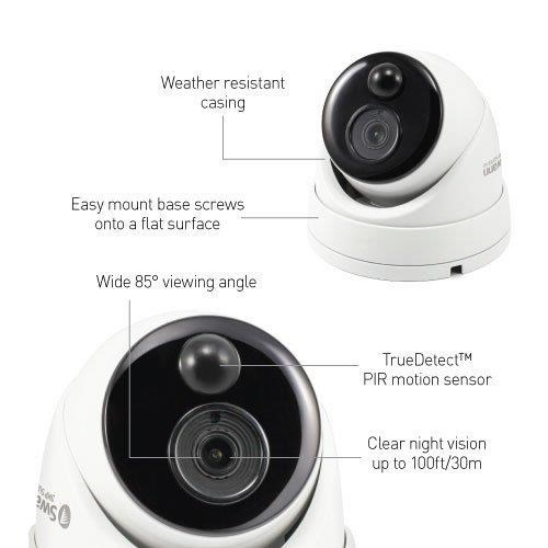 Swann Full HD Thermal Sensing Dome Security Camera (Add-on Camera)