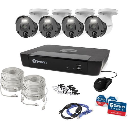 Swann Master Series 4 Camera 8 Channel NVR Security System (2TB)