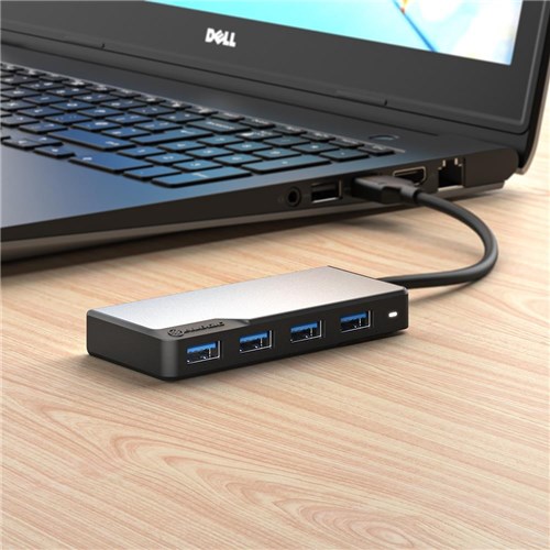 ALOGIC USB-A Fusion Swift 4 Port Hub (Space Grey)