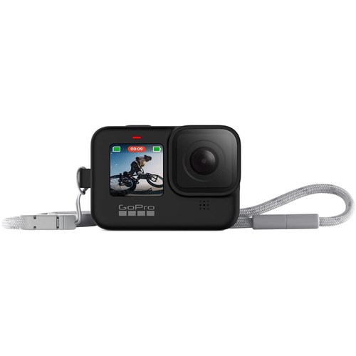 GoPro Sleeve + Lanyard Black (HERO9 Black)