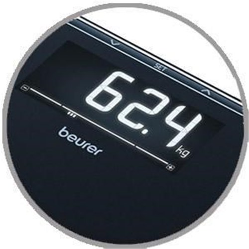 Beurer BF400B Signature Line Digital Glass Body Fat Scale (Black)