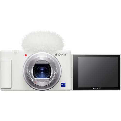 Sony CyberShot ZV-1 4K Vlog Camera (White)