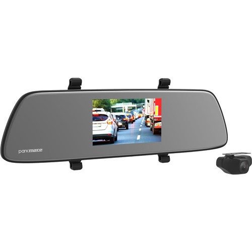 Parkmate DVR Mirror with Full HD Front & Rear Cameras