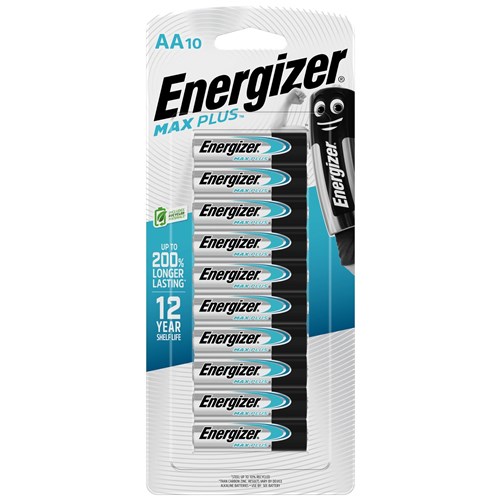 Energizer Max Plus AA Batteries (10pk)