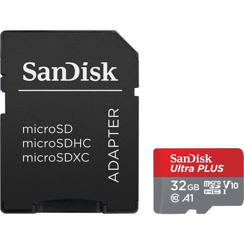 SanDisk Ultra Plus microSDXC 32GB 130MB/s Memory Card