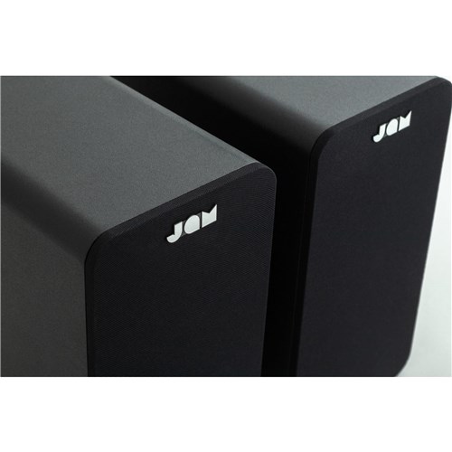 Jam Bookshelf Bluetooth Speakers (Black)