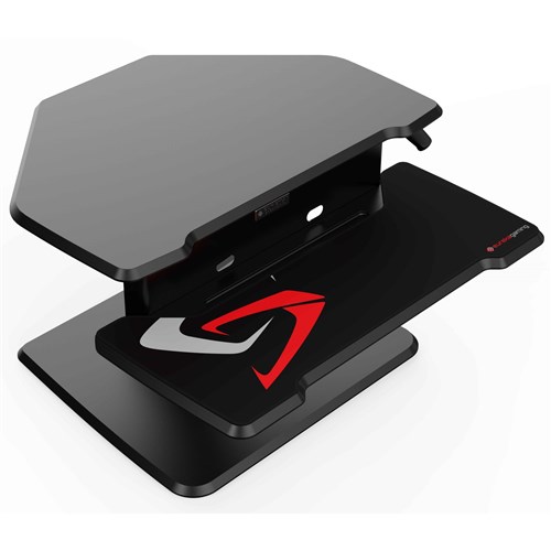 Eureka Ergonomic Height Adjustable Gaming  Sit Stand Office Desk 28'' (Black)