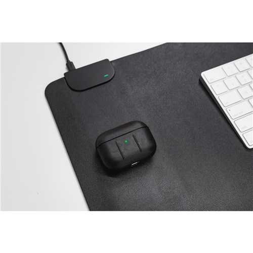 KeySmart TaskPad Wireless Charging Desk Pad Black