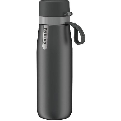 Philips GoZero 550ml Daily Insulated Water Bottle (S/Steel Grey)