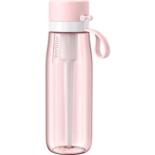 Philips GoZero 680ml Daily Straw Water Bottle (Tritan Pink)