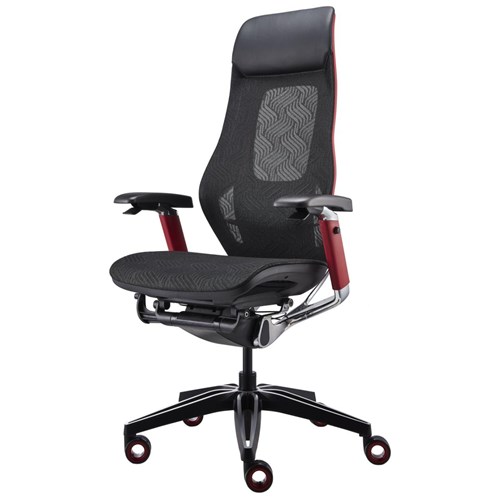 ONEX ROC Ergonomic Gaming Chair (Red/ Silver)