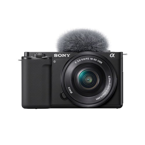 Sony ZV-E10 Mirrorless Vlog Camera with 16-50mm Lens Kit (Black)