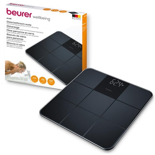 Beurer GS235 Digital Glass Scale (Black)