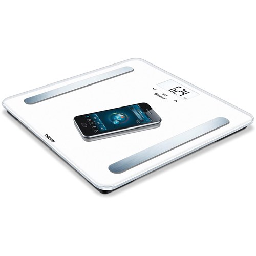 Beurer BF600W Connect Bluetooth Body Fat Scale (White)