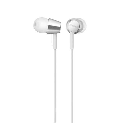 Sony MDR-EX155AP In-Ear Headphones (White)